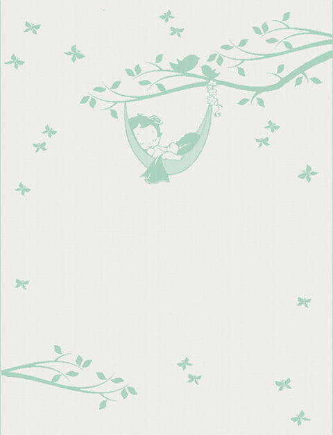 Newborn customized blanket  hammock pattern size large colour white and eggshell.